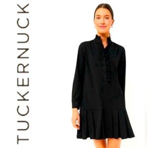 Tuckernuck Dress M Black Crepe Tati Dress - NWT $168